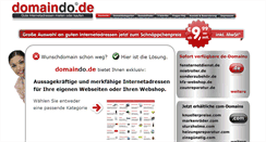 Desktop Screenshot of domaindo.de